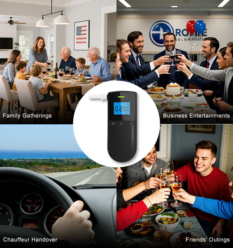 Portable Digital Breathalyzer Alcohol Tester Gas Analyzers Product Category