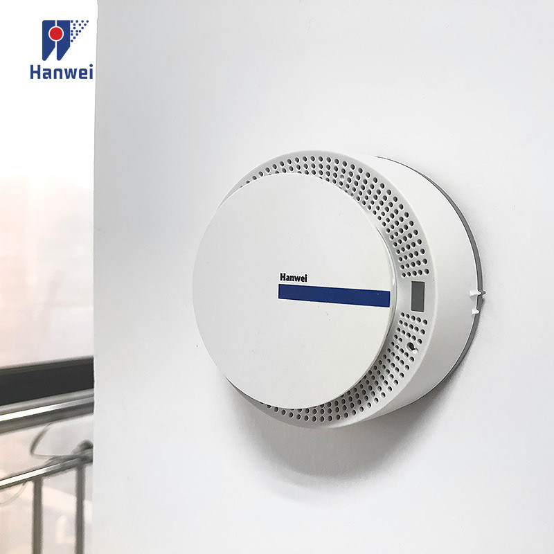 5 Years CR2 3V Li Ion Ring Smoke Detector For Home Security